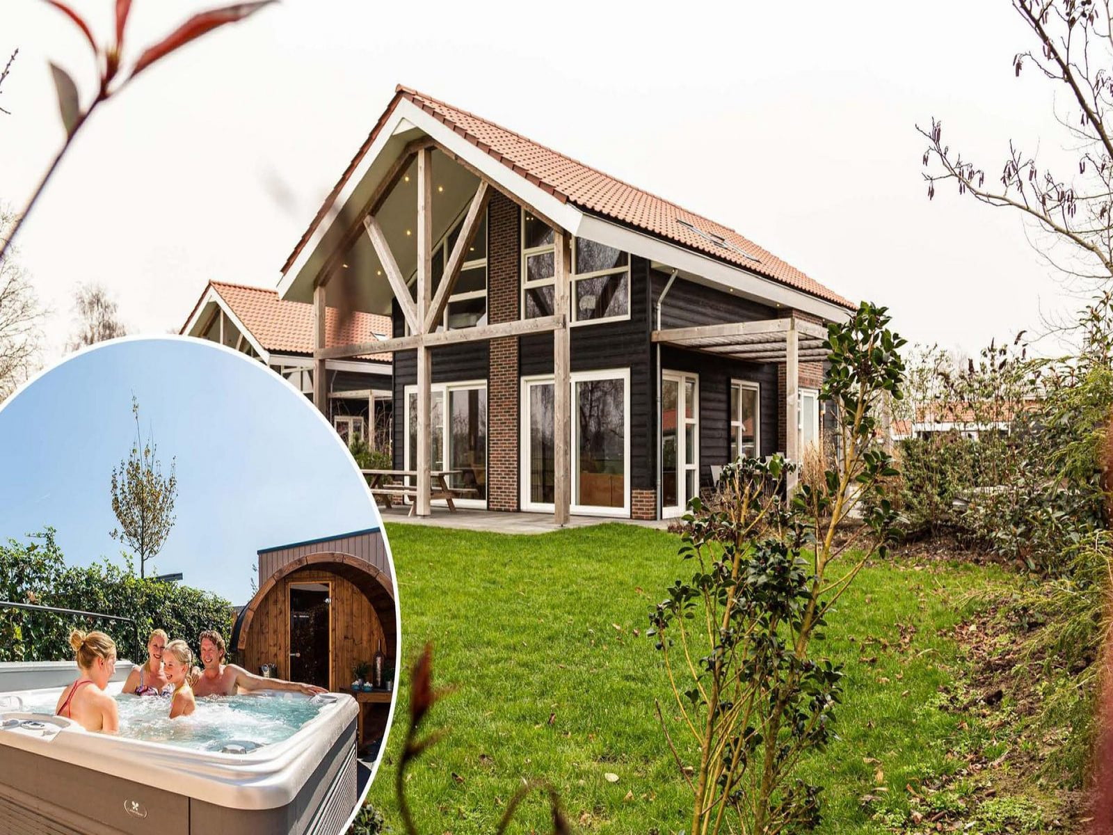 12 persoons vakantiehuis met bubbelbad en sauna op Résidence Lichtenvoorde-Roompot